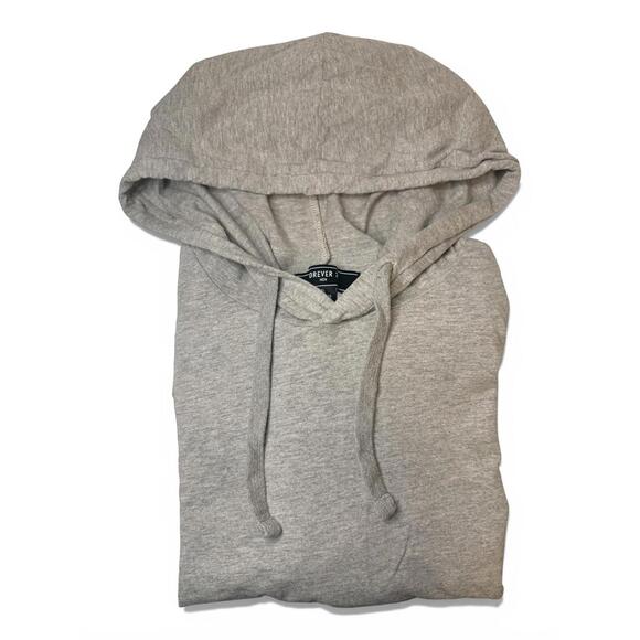 Forever 21 Light Gray Hoodie Sweatshirt - Picture 2 of 3